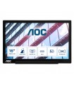 AOC 01 Series I1601P écran plat de PC 39,6 cm (15.6") Noir