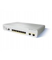 Cisco Catalyst C2960CPD8TTL, Refurbished Géré L2 Gigabit Ethernet (10/100/1000) Blanc