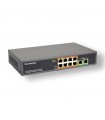 MCL ETS-HFSW8/2-P commutateur réseau Fast Ethernet (10/100) Connexion Ethernet, supportant l'alimentation via ce port (PoE) Noir