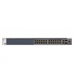 Netgear M4300-28G Géré L3 Gigabit Ethernet (10/100/1000) 1U Noir